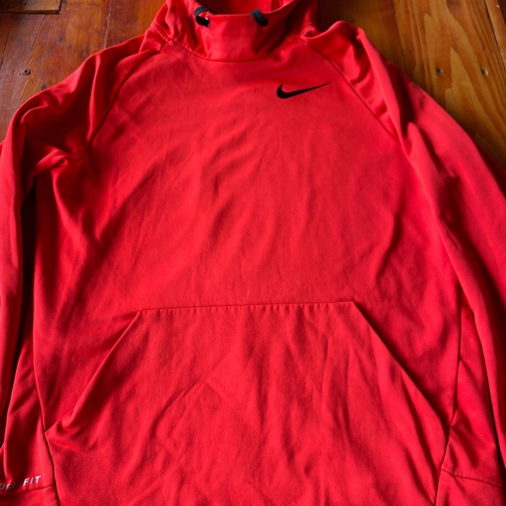 Nike Red Dri Fit Hoodie
